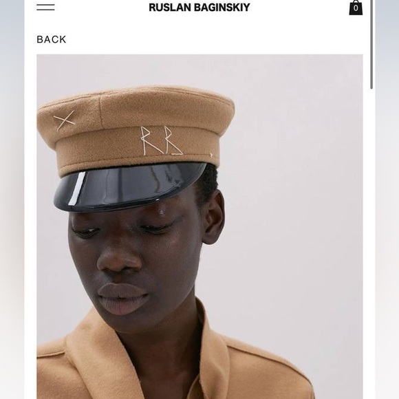 RUSLAN BAGINSKIY BAKER BOY HAT - Picture 4 of 4